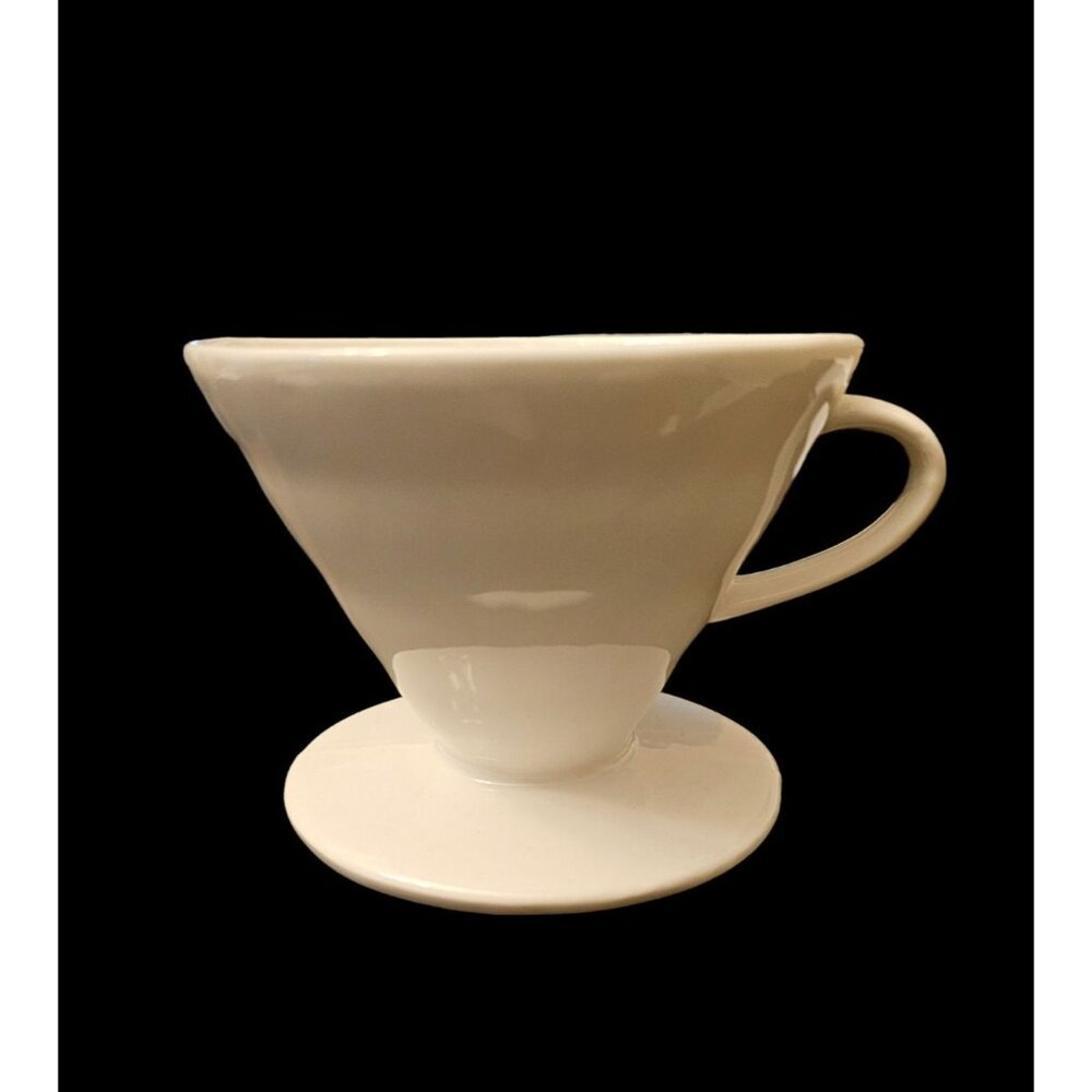 Ceramic Coffee Pour Over Cone V Shape‎ Manual Coffee Drip Filter